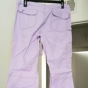 Lavender Koi Scrub Pants